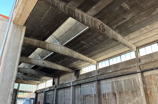 Rinforzo Strutturale per posizionamento di un Carro Ponte