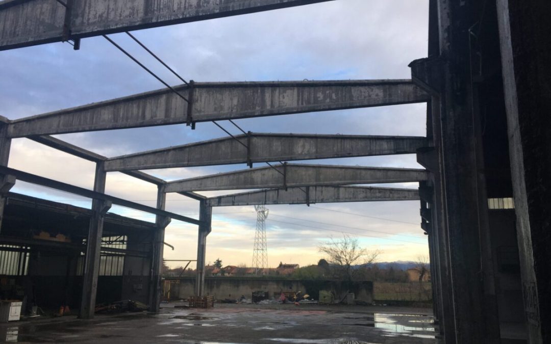 Rinforzo strutturale in FRP di un Capannone