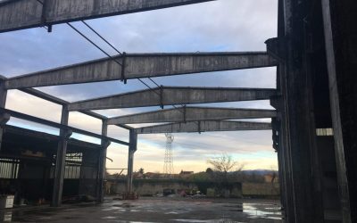 Rinforzo strutturale in FRP di un Capannone